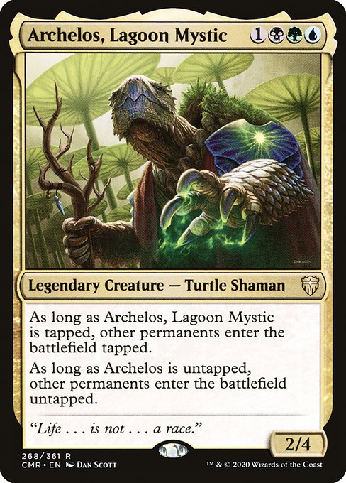 Archelos, Lagoon Mystic (268) [Commander Legends]