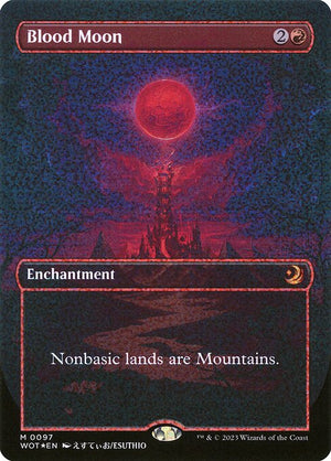 Blood Moon (97) [Wilds of Eldraine: Enchanting Tales] [Borderless]