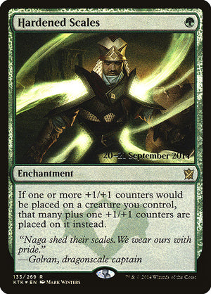 Hardened Scales (133s) [Khans of Tarkir Promos]