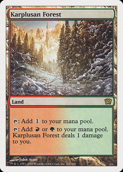 Karplusan Forest (321) [Ninth Edition]