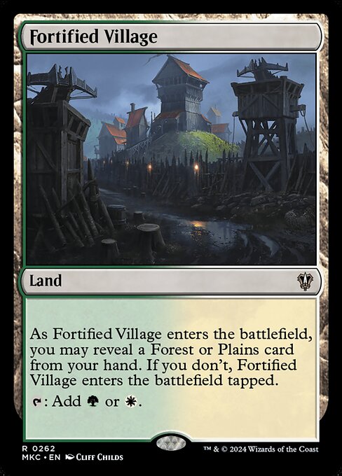 Fortified Village (262) [Murders at Karlov Manor Commander]
