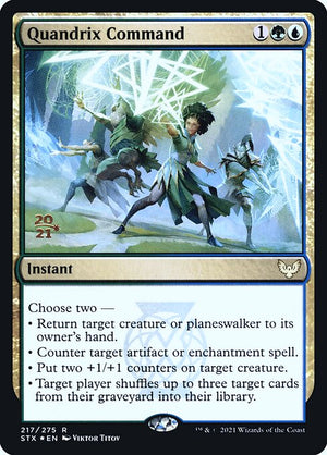 Quandrix Command (217s) [Strixhaven: School of Mages Promos]
