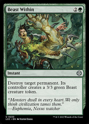 Beast Within (233) [The Lost Caverns of Ixalan Commander]