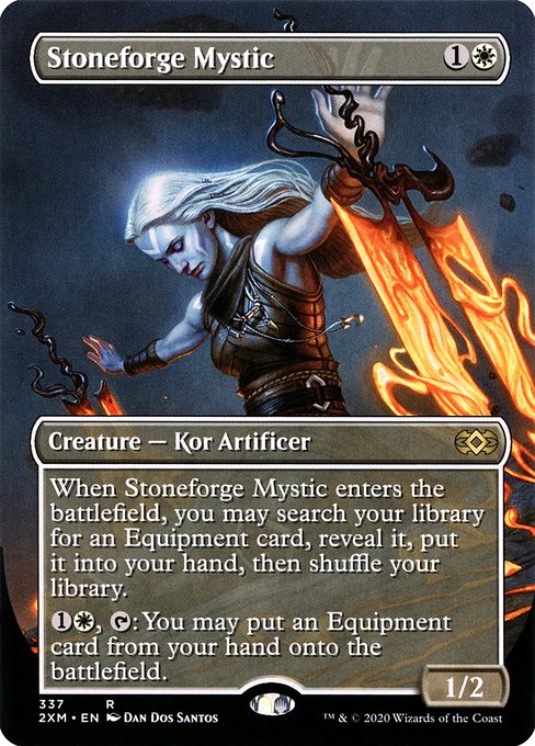 Stoneforge Mystic (337) [Double Masters] [Borderless]