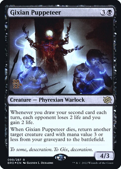 Gixian Puppeteer (99s) [The Brothers' War Promos]