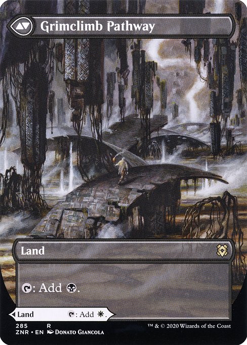 Brightclimb Pathway // Grimclimb Pathway (285) [Zendikar Rising] [Borderless] Reverse