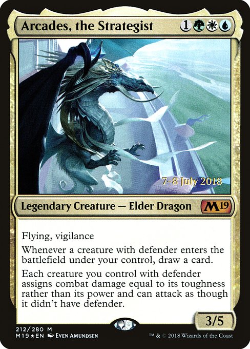 Arcades, the Strategist (212s) [Core Set 2019 Promos]