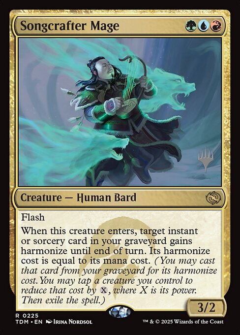 Songcrafter Mage (225p) [Tarkir: Dragonstorm Promos]