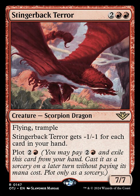 Stingerback Terror (147p) [Outlaws of Thunder Junction Promos]