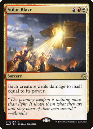 Solar Blaze (216) [War of the Spark]