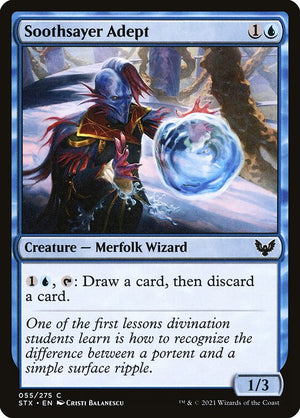 Soothsayer Adept (55) [Strixhaven: School of Mages]