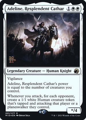 Adeline, Resplendent Cathar (1s) [Innistrad: Midnight Hunt Promos]
