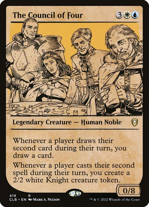 The Council of Four (419) [Commander Legends: Battle for Baldur's Gate] [Showcase]