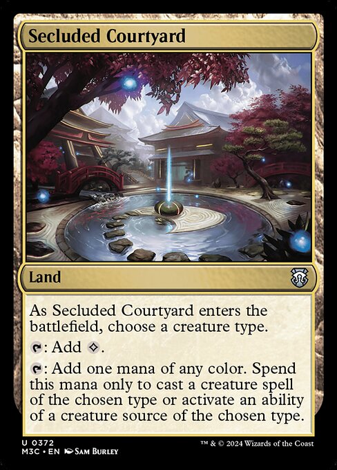 Secluded Courtyard (372) [Modern Horizons 3 Commander]