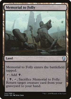 Memorial to Folly (242) [Dominaria]