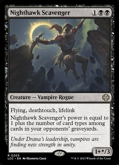 Nighthawk Scavenger (203) [The Lost Caverns of Ixalan Commander]