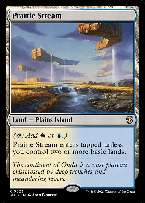 Prairie Stream (323) [Bloomburrow Commander]
