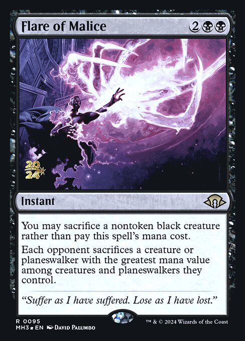 Flare of Malice (95s) [Modern Horizons 3 Promos]