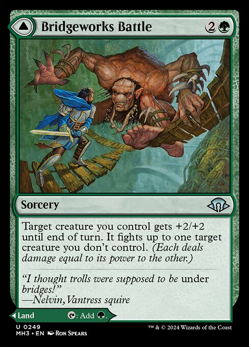 Bridgeworks Battle // Tanglespan Bridgeworks (249) [Modern Horizons 3]