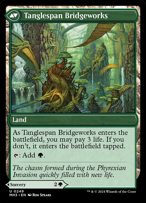 Bridgeworks Battle // Tanglespan Bridgeworks (249) [Modern Horizons 3]