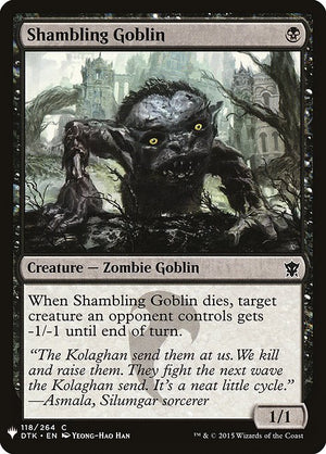 Shambling Goblin (DTK-118) [The List]