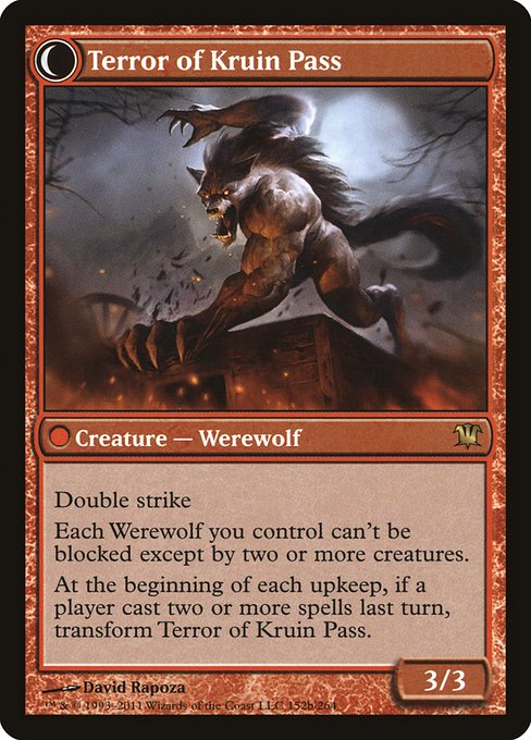 Kruin Outlaw // Terror of Kruin Pass (152) [Innistrad] Reverse