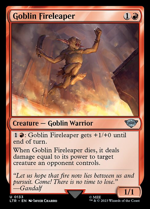 Goblin Fireleaper (133) [The Lord of the Rings: Tales of Middle-earth]