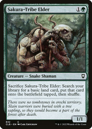 Sakura-Tribe Elder (832) [Commander Legends: Battle for Baldur's Gate]