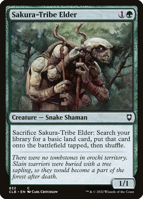 Sakura-Tribe Elder (832) [Commander Legends: Battle for Baldur's Gate]
