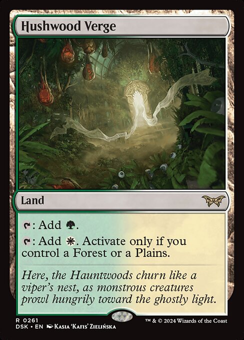 Hushwood Verge (261) [Duskmourn: House of Horror]