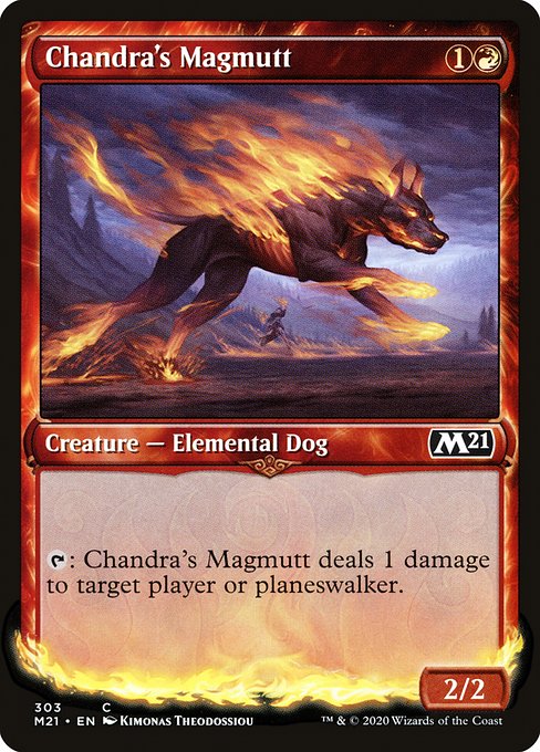 Chandra's Magmutt (303) [Core Set 2021] [Showcase]