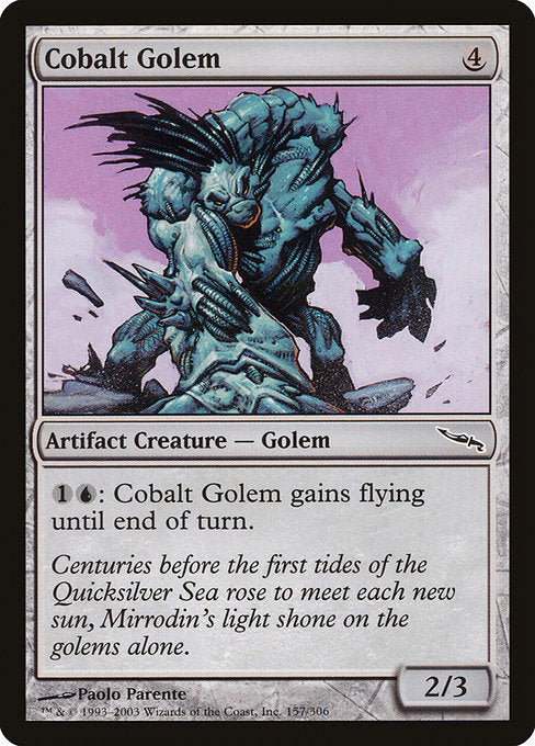 Cobalt Golem (157) [Mirrodin]
