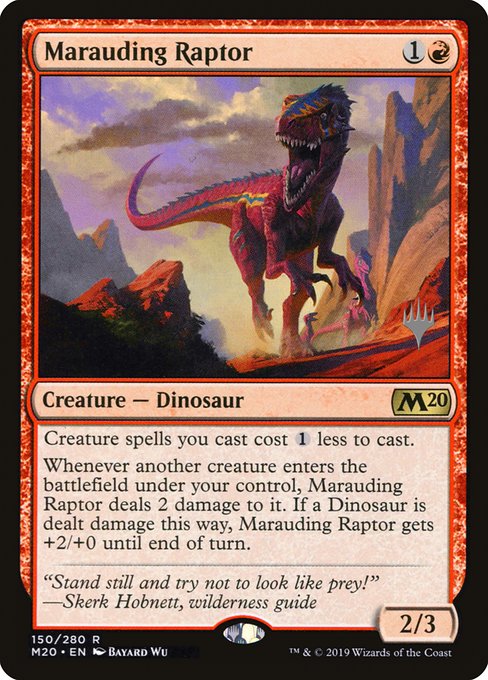 Marauding Raptor (150p) [Core Set 2020 Promos]