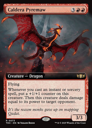 Caldera Pyremaw (73) [Tarkir: Dragonstorm Commander]