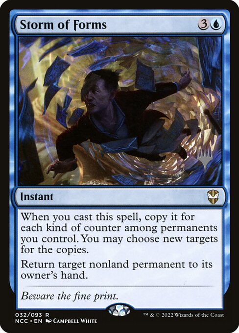 Storm of Forms (32p) [New Capenna Commander Promos]