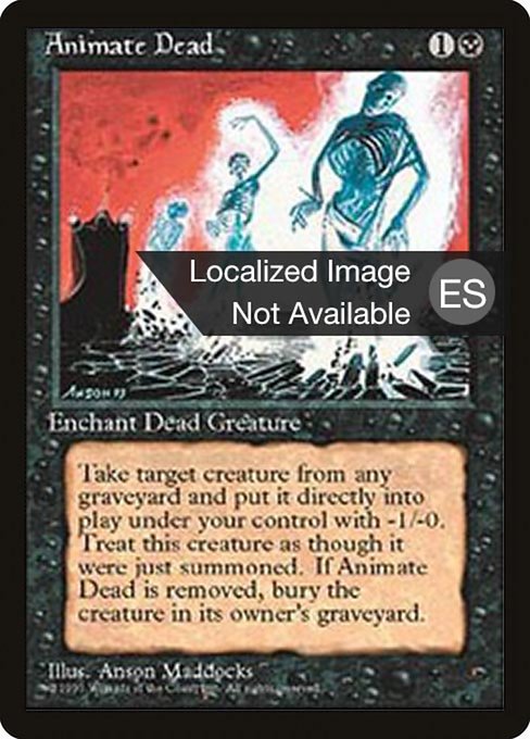Animate Dead (118) [Fourth Edition Foreign Black Border]