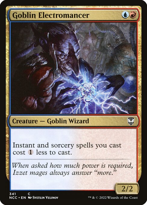 Goblin Electromancer (341) [New Capenna Commander]