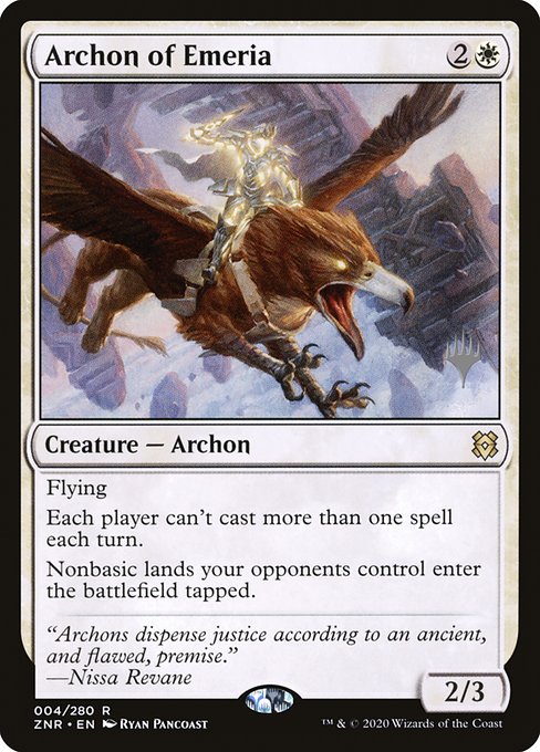 Archon of Emeria (4p) [Zendikar Rising Promos]
