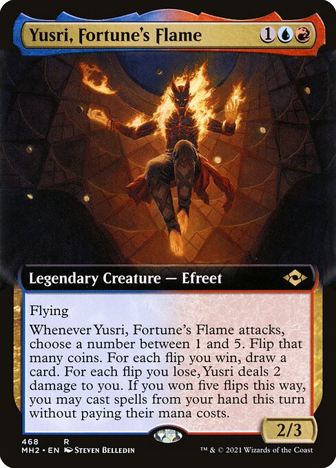 Yusri, Fortune's Flame (468) [Modern Horizons 2] [Extended Art]
