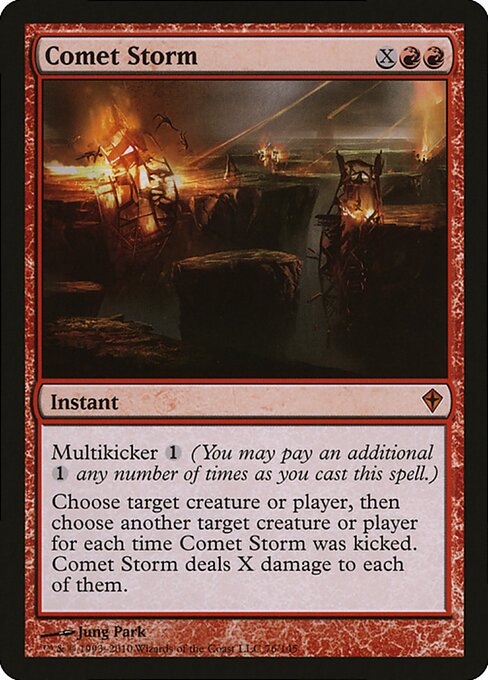 Comet Storm (76) [Magic Player Rewards 2010]