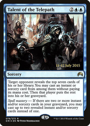 Talent of the Telepath (78s) [Magic Origins Promos]