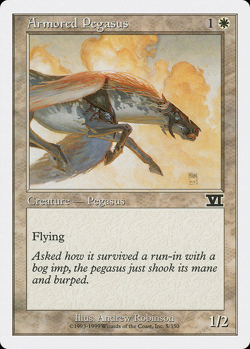 Armored Pegasus (5) [Classic Sixth Edition]