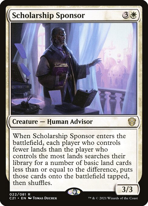 Scholarship Sponsor (22) [Commander 2021]