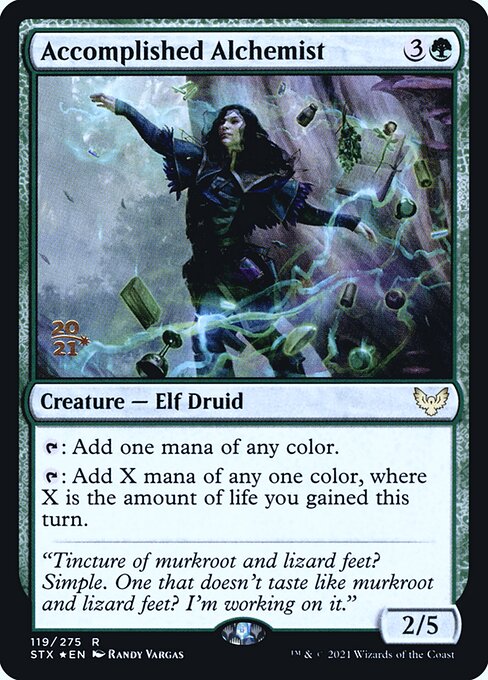 Accomplished Alchemist (119s) [Strixhaven: School of Mages Promos]