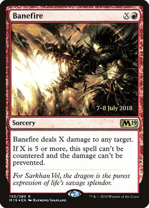 Banefire (130s) [Core Set 2019 Promos]