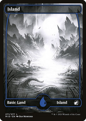 Island (271) [Innistrad: Midnight Hunt] [Full Art, Showcase]