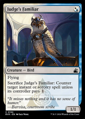 Judge's Familiar (192) [Ravnica Remastered]