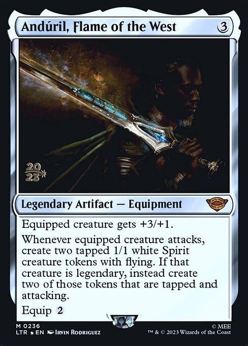 Andúril, Flame of the West (236s) [Tales of Middle-earth Promos]