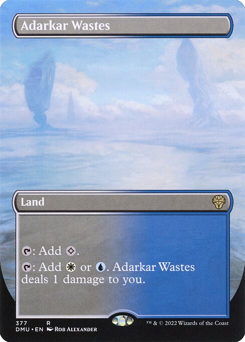 Adarkar Wastes (377) [Dominaria United] [Borderless]