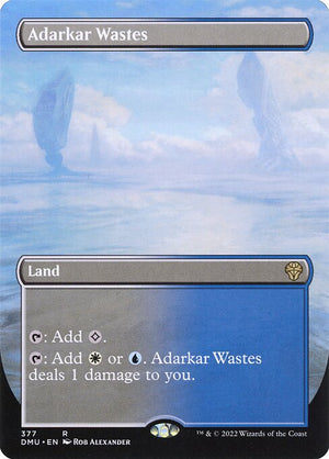 Adarkar Wastes (377) [Dominaria United] [Borderless]